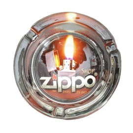 زیر سیگاری کریستال طرح شعله zippo