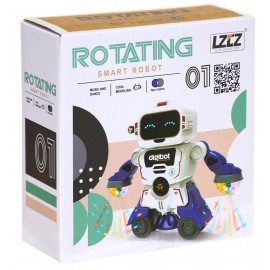 ربات رقصنده موزیکال چراغدار مدل ROTATING 6678-1